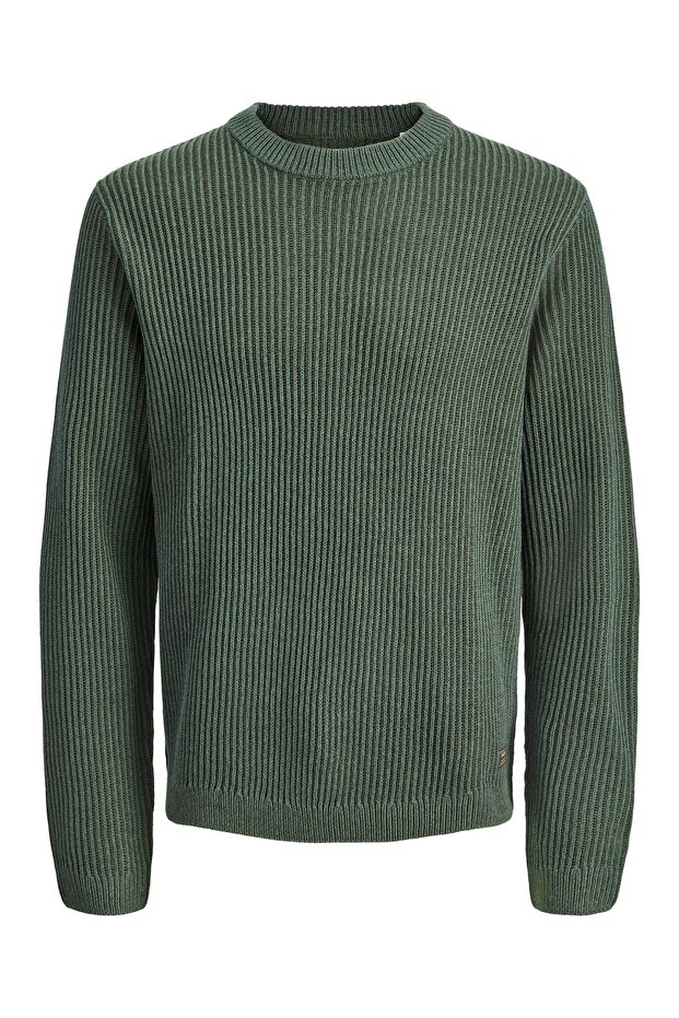 Strickpullover Einfarbig Strickpullover - 1