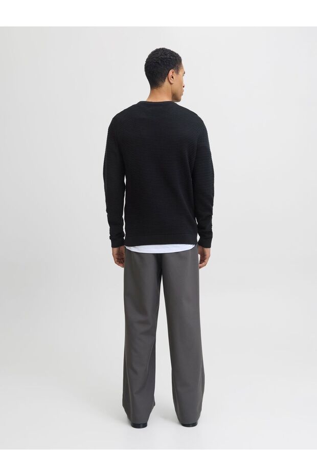 Strickpullover Einfarbig Strickpullover - 3