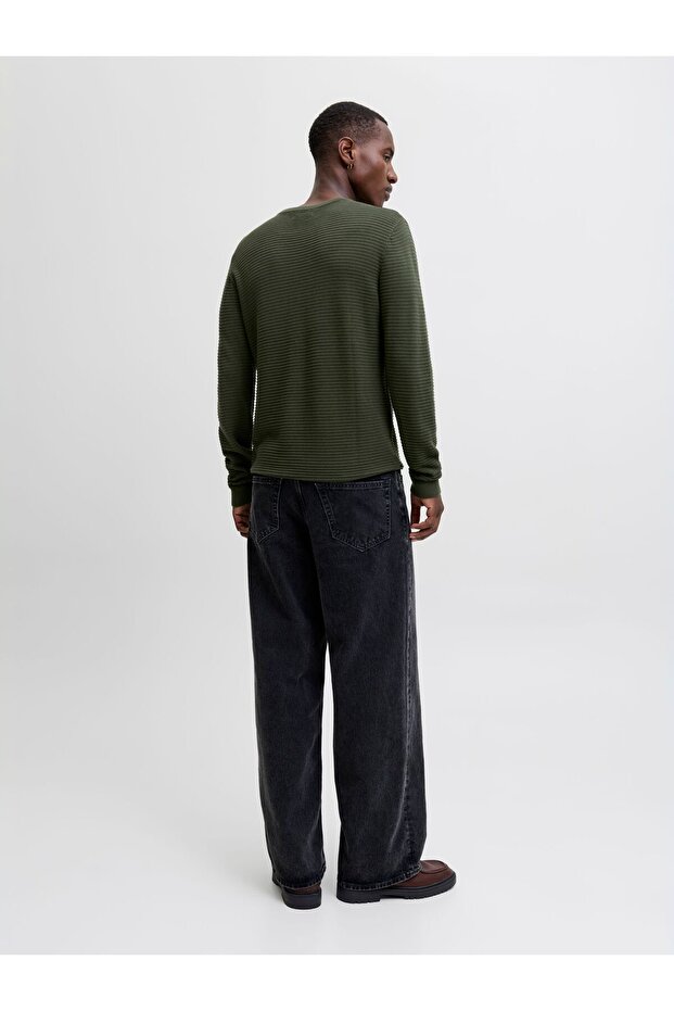 Strickpullover Einfarbig Strickpullover - 3