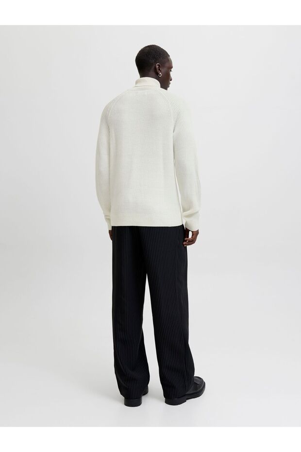 Strickpullover Einfarbig Strickpullover - 3