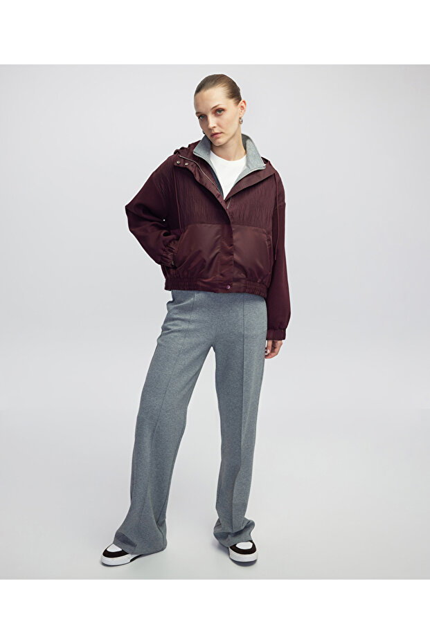 Triko mix elastik bel mont - 2