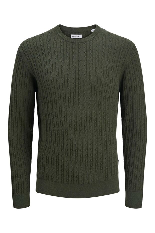 Strickpullover Einfarbig Strickpullover - 2