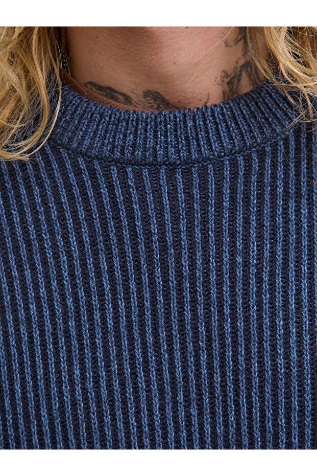 Strickpullover Einfarbig Strickpullover - 5