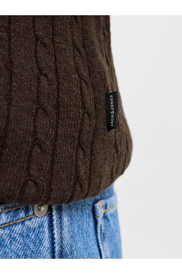 Strickpullover Einfarbig Strickpullover - 5