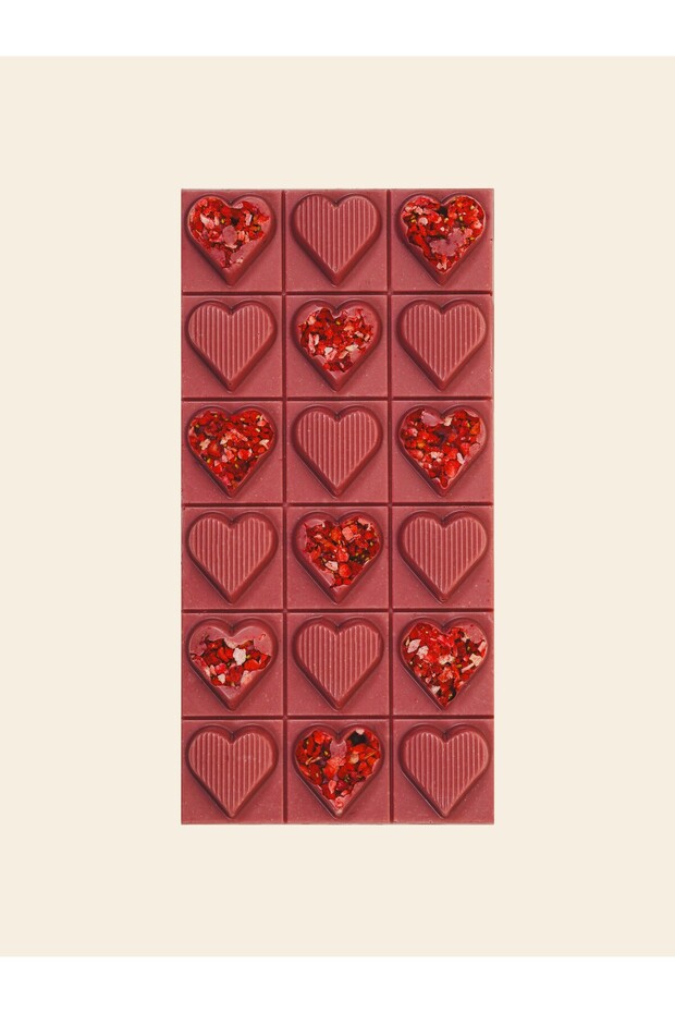 Ruby Çilekli Tablet Çikolata 100 g x 2 Adet - 2