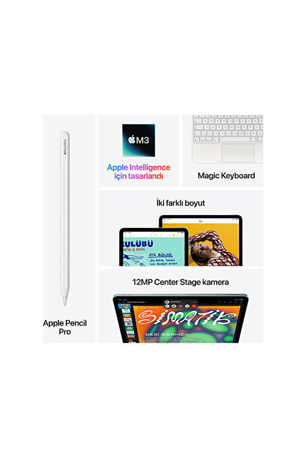 11 inç iPad Air M3 Wi-Fi + Cellular 1 TB Tablet Yıldız Işığı (MCGA4TU/A) - 8