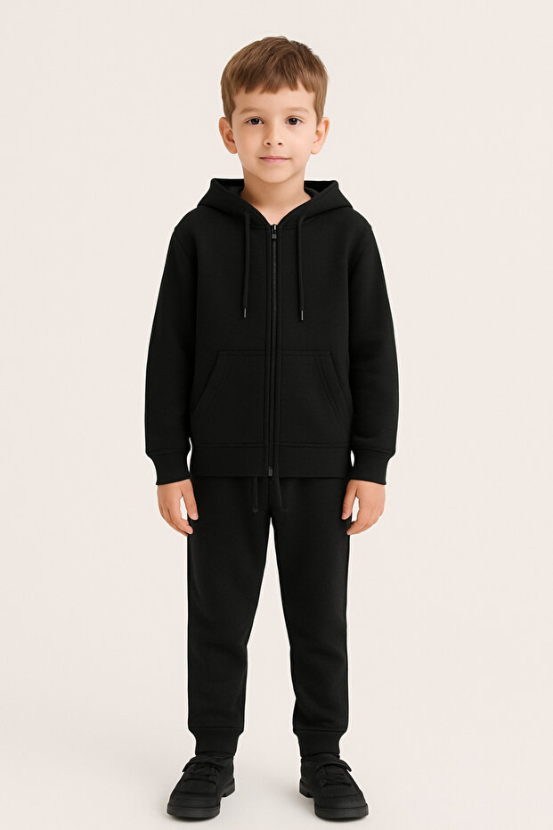 طقم بدلة رياضية مستقيمة للأولاد - 1