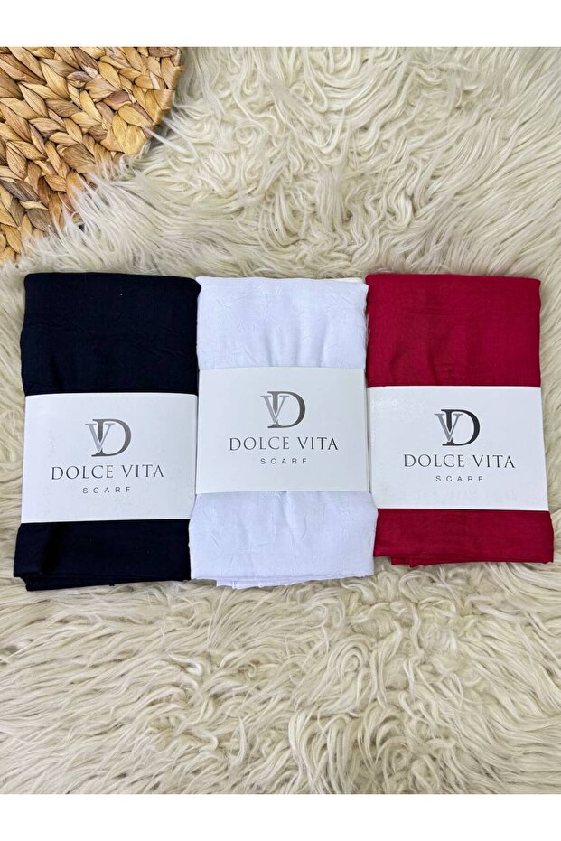 3Üçlü Bambu Crash Şal - 1