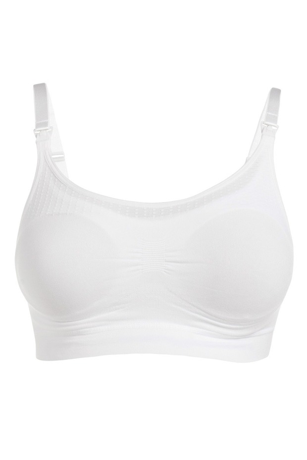 Seamless nursing bra