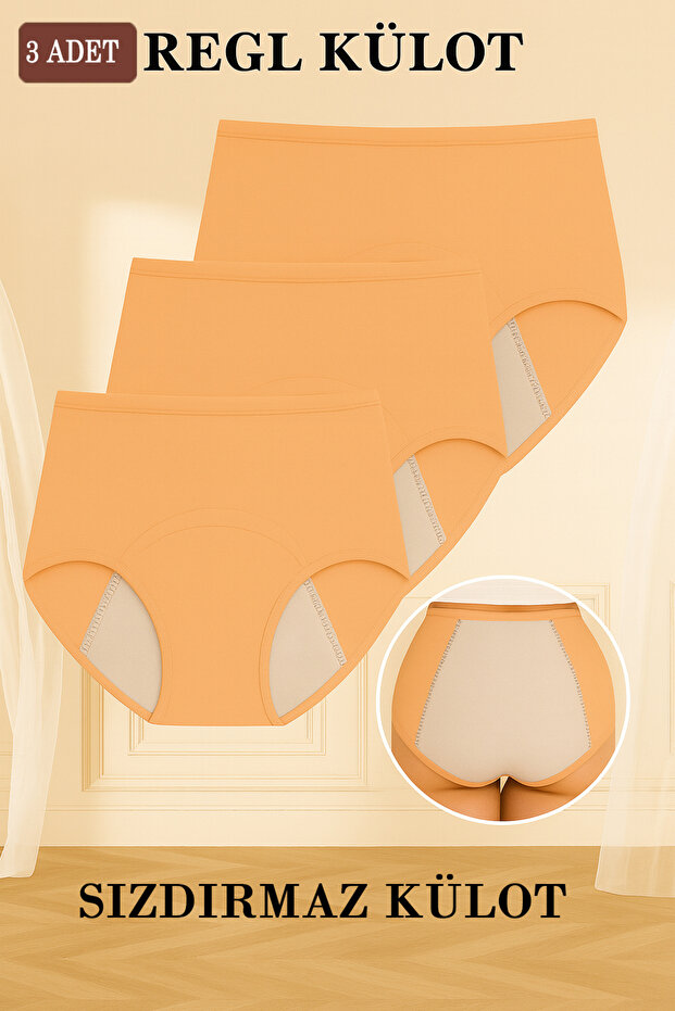 3-Piece Noleak ™ Smart Menstrual Panties – Stay Dry and Confident All Day Long, Even While Sleeping!