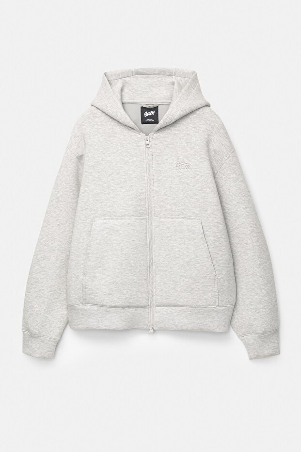 STWD Kapüşonlu Fermuarlı Ceket - 5