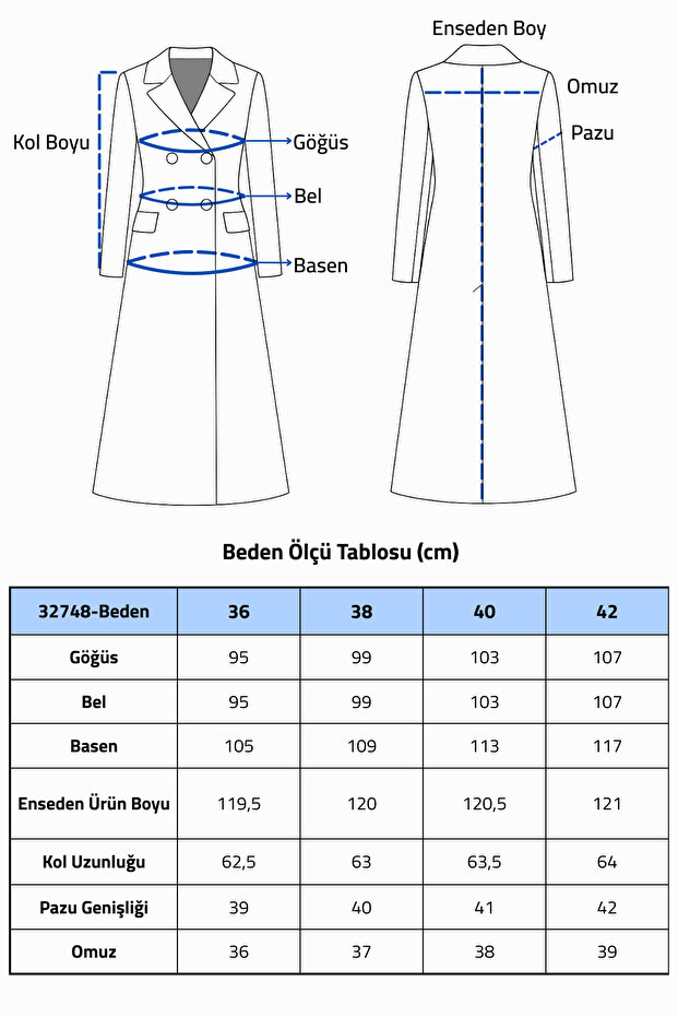 Uzun Camel Kaşe Kaban - 7