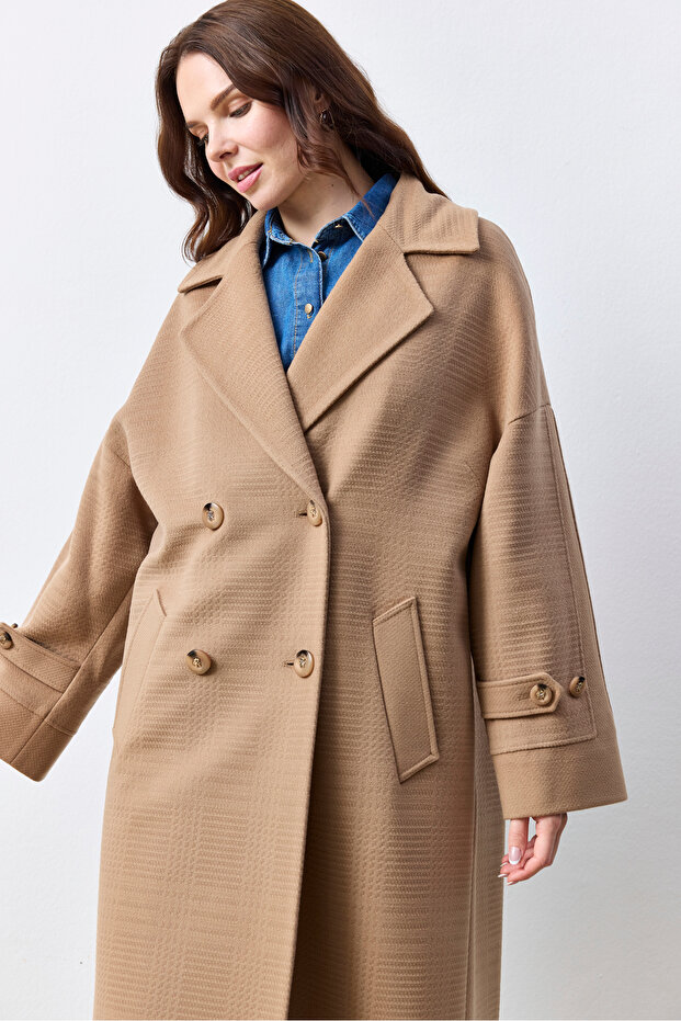 Uzun Oversize Camel Kaban - 6