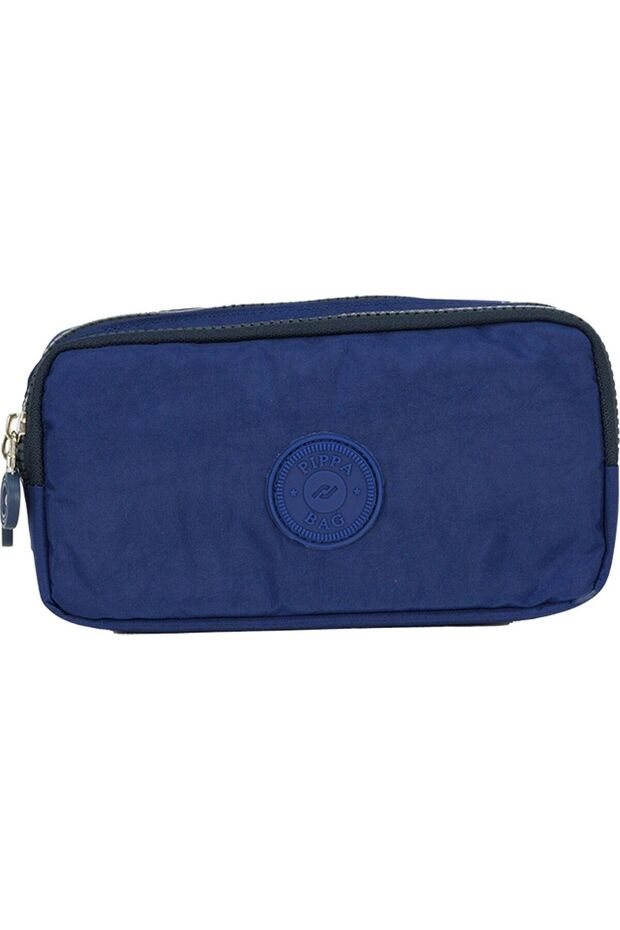 Yogi Two-Eyed Boy's Blue Crinkle Fabric Pencil Bag/Pencil Holder - Kk975-9