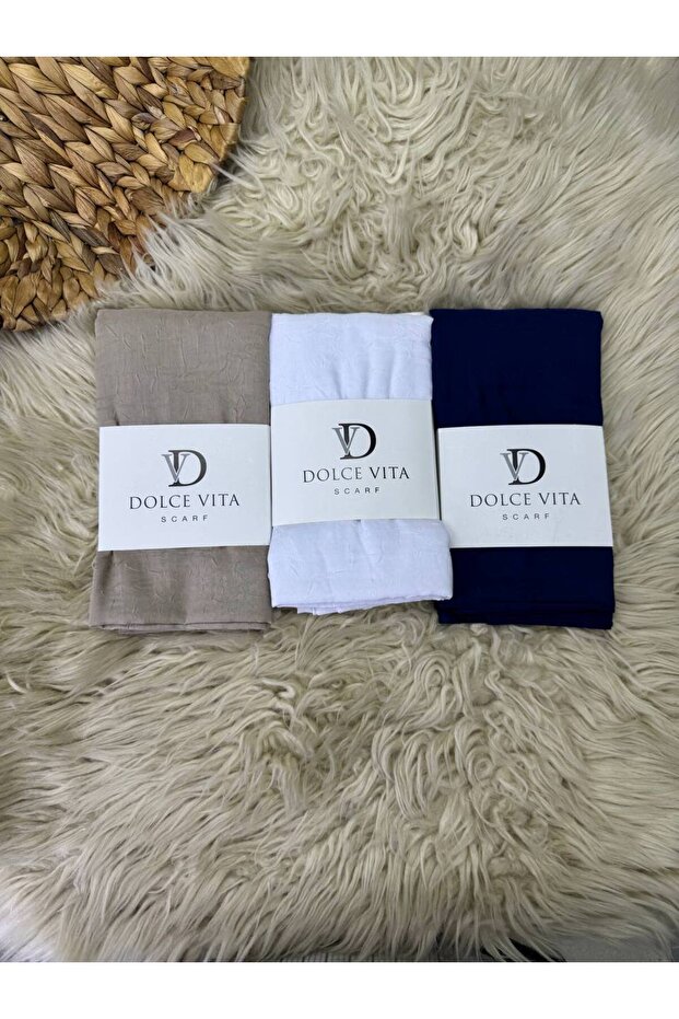 3Üçlü Bambu Crash Şal - 1