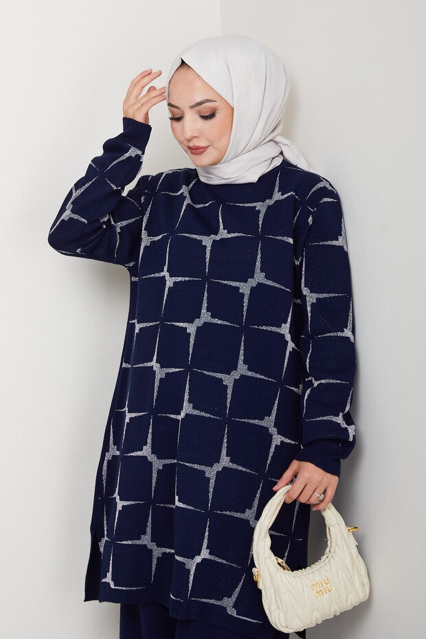 Simli Triko Tunik - 1