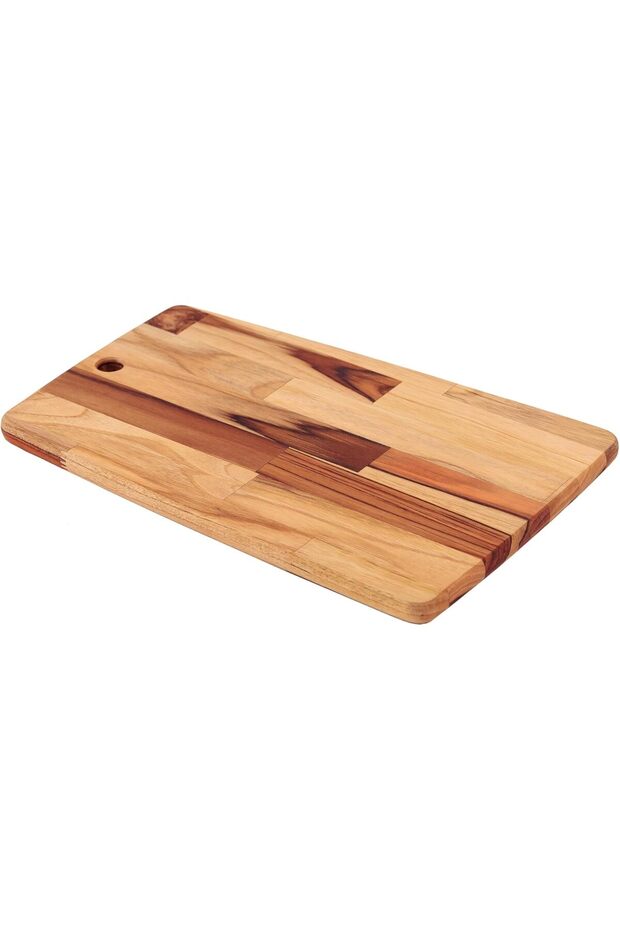 Kitchen Rectangular Teak Wood Cutting Board 40x28 cm, Made In Brazil
