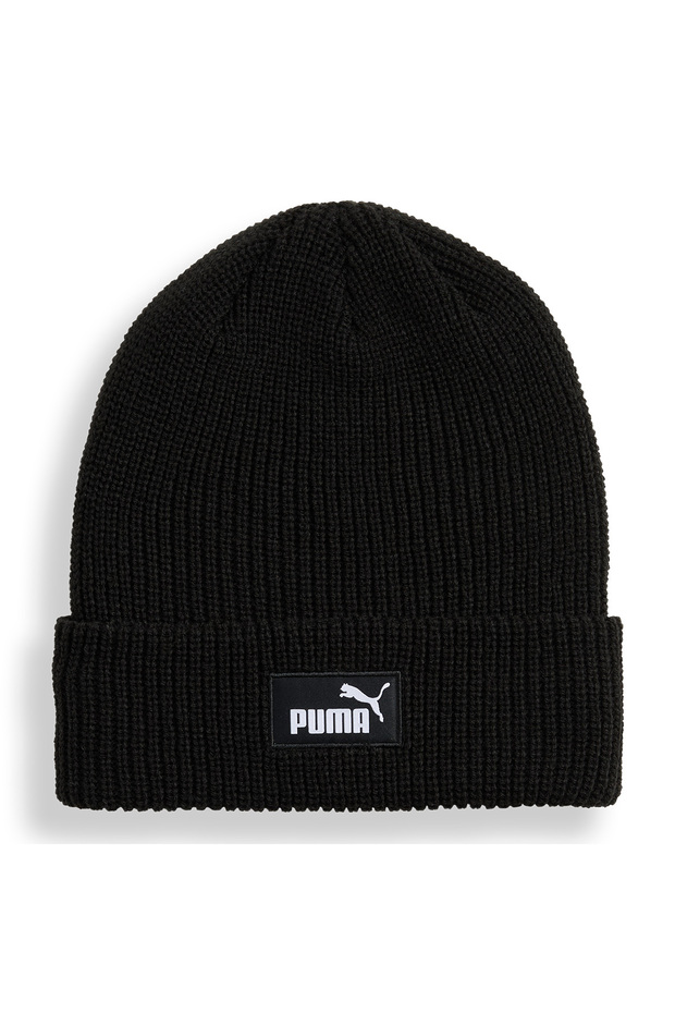 Essentials High Crown Unisex Black Casual Style Beanie 02641001 - 1