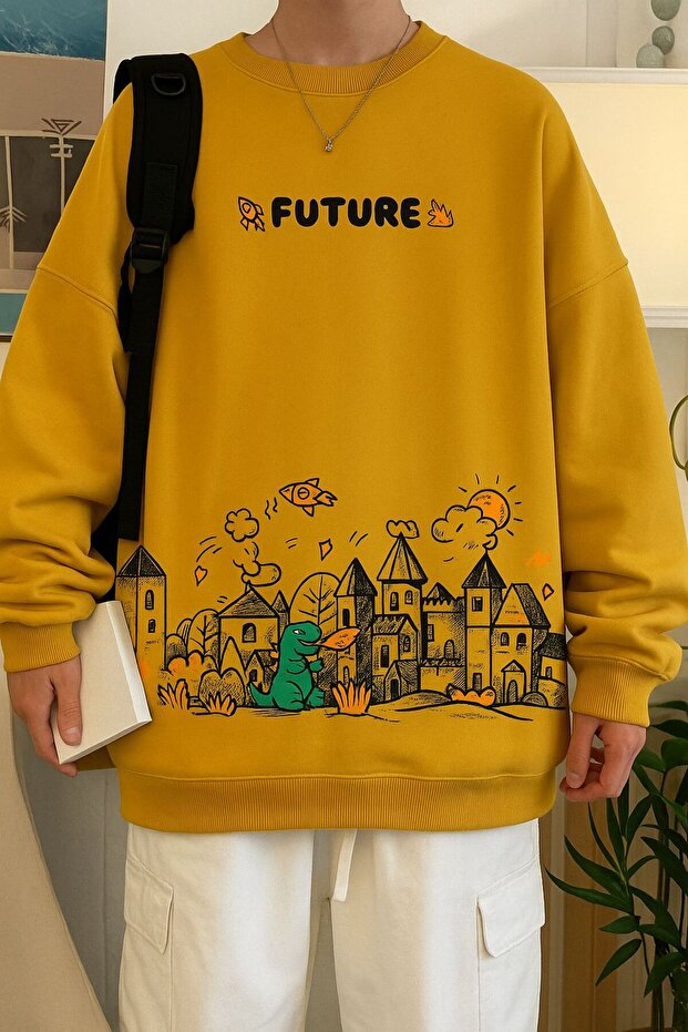 Future Printed Unisex Sweatshirt