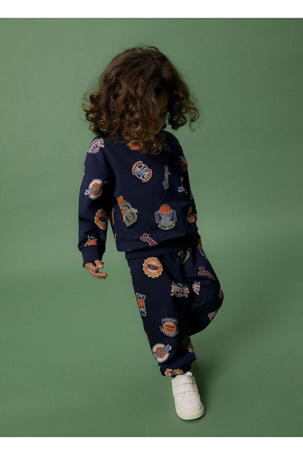 Sweatshirt Lacivert - 1