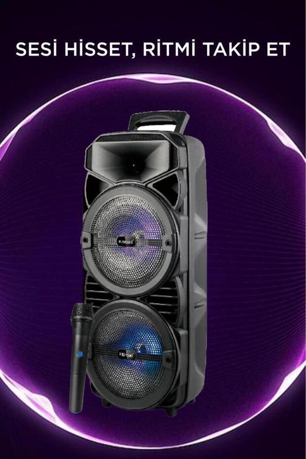 KTS-2411 Mikrofonlu 5.0 Bluetooth Hoparlör Fm Radyo Speaker - 2