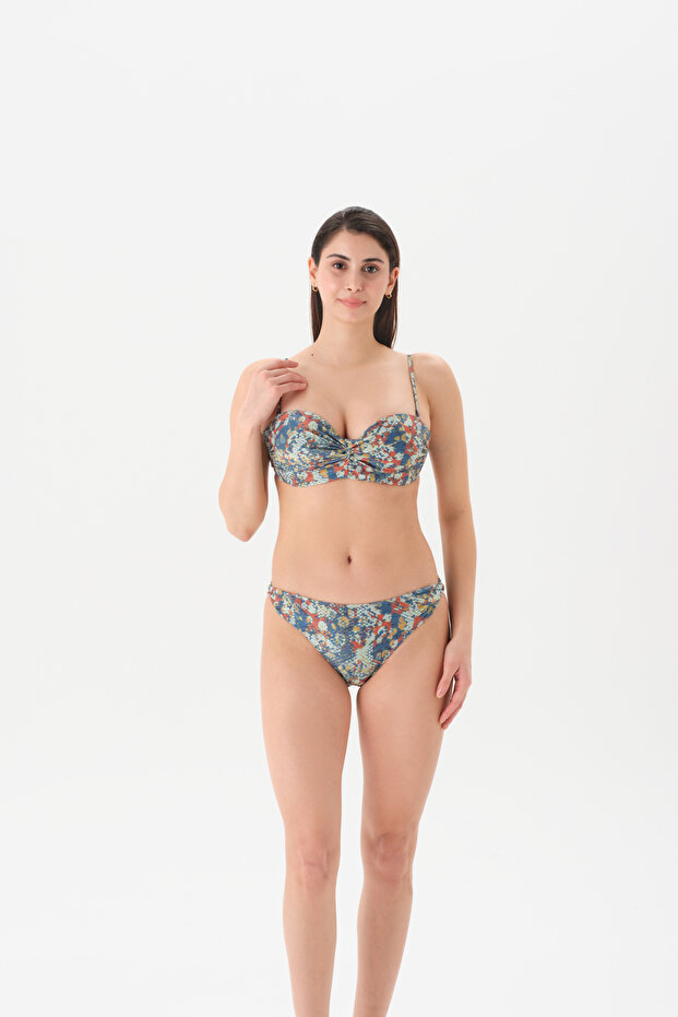 4363BK STRAPLEZ KAPLI BİKİNİ TK. - 1