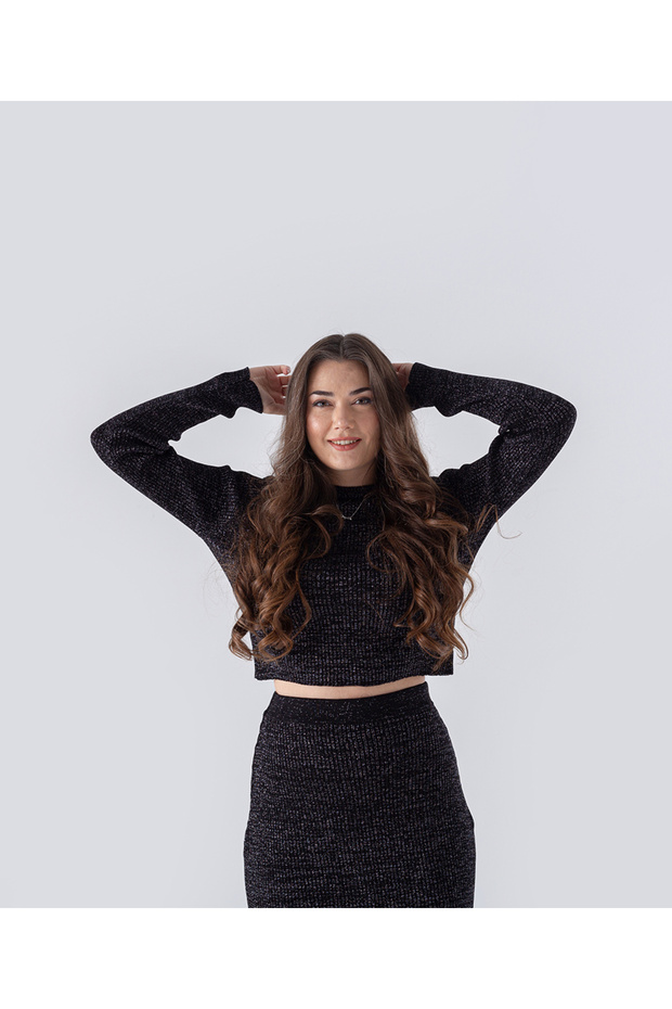 Simli Triko Etek - 2