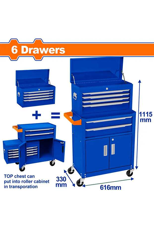 دولاب عدة دورين – WCS4A08 - 1
