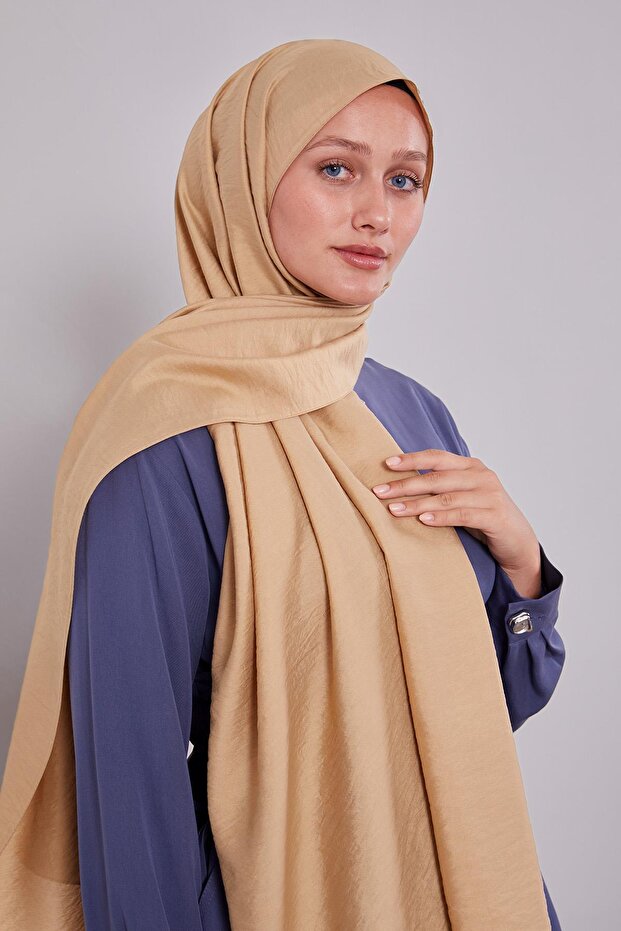 شال أديارا ذهبي سادة - 1