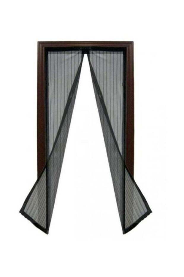 Magic Mesh Screen Door Black 83x19.5inch