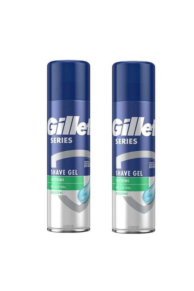 Series Soothing Shaving Gel | 2 pack | with aloe vera | scented
