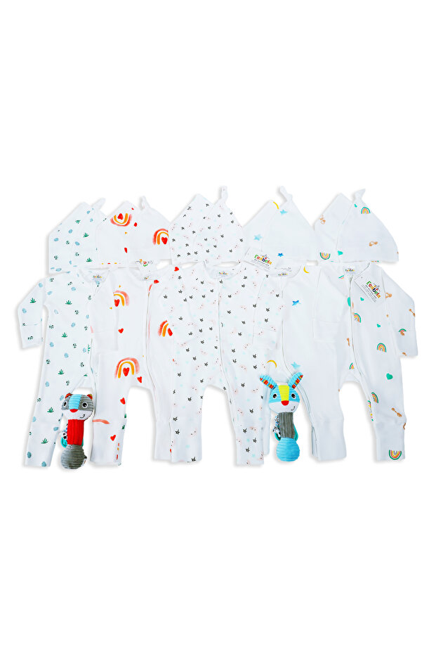 15-Piece Baby Set, (Sleep suit/Hat/Bib)