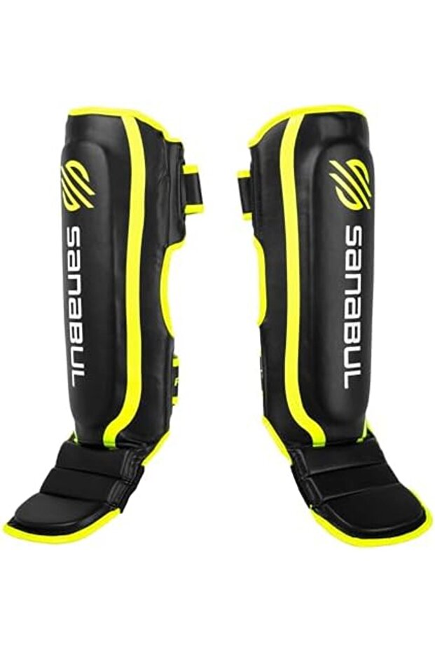 Essential Kickboxing Shin Guards | MMA Shin Guards | Muay Thai Shin Pads with Hook and Loop - 6