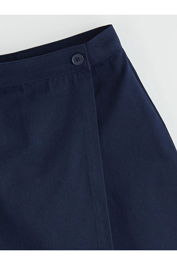 Basic Gabardin Kız Çocuk Şort Etek - 2