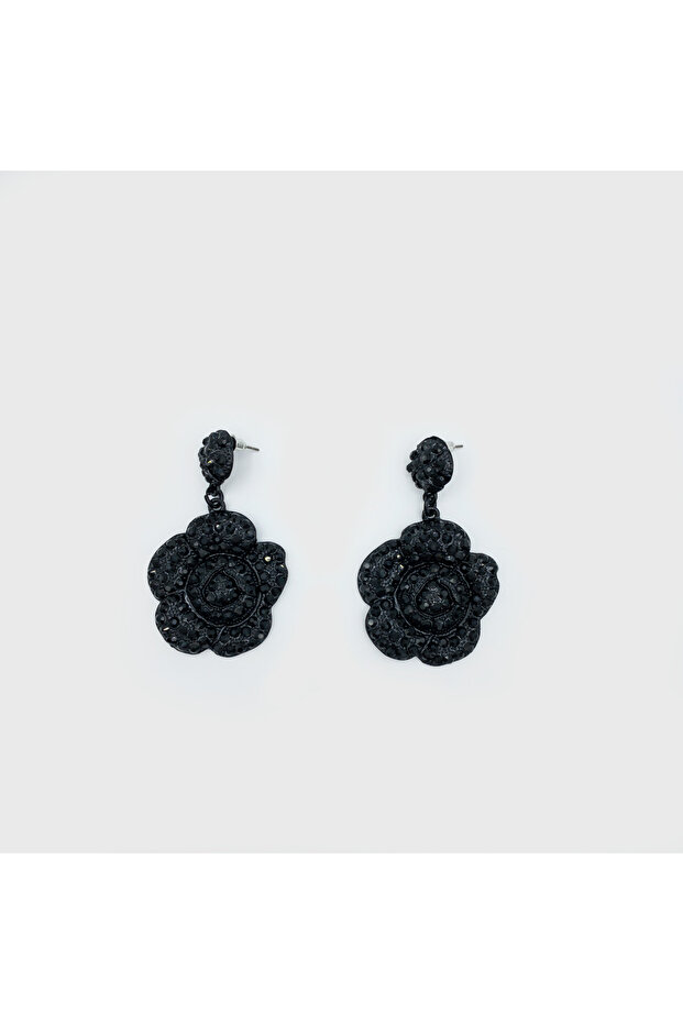 Statement Flower Earrings - 1