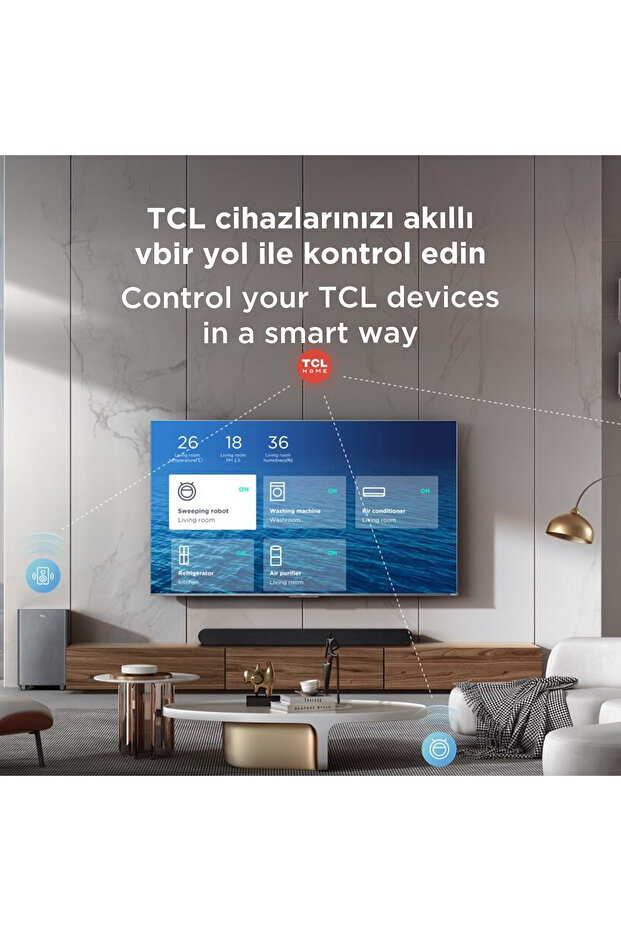 65T6C 65" 165 Ekran Uydu Alıcılı 4K Ultra HD Smart QLED Google TV - 12