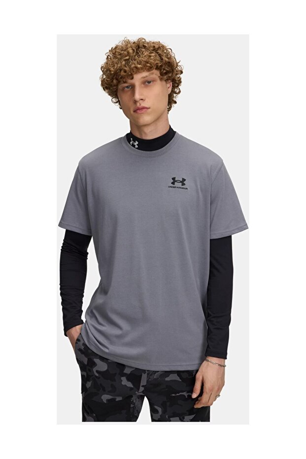 UA M LOGO EMB HEAVYWEIGHT SS - 3