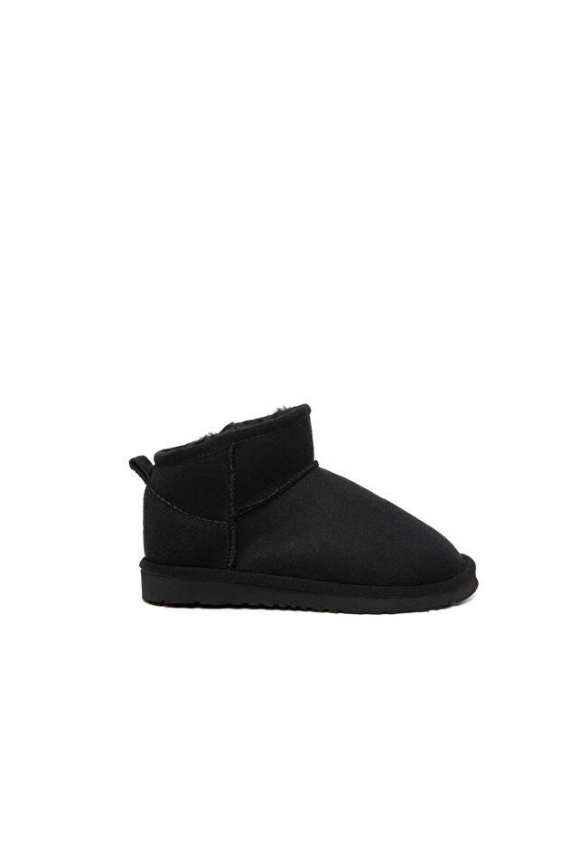 Siyah Süet Çocuk Bot & Bootie 21115 - 2