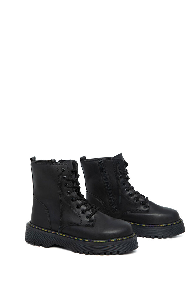 Siyah Çocuk Bot & Bootie 21076 - 2