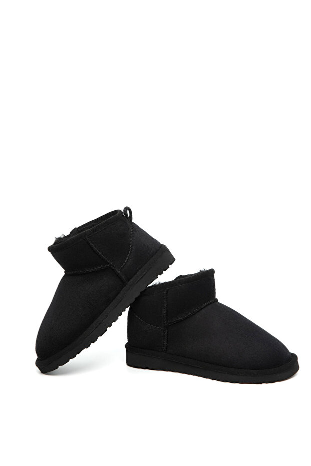 Siyah Süet Çocuk Bot & Bootie 21115 - 3