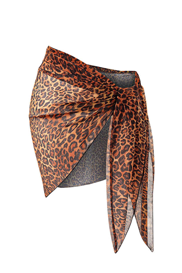 Černo-vícebarevná tištěná midi krajka 97% Polyester, 3% Lycra Pareo - 9