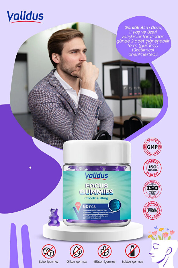 Hafıza Destek Seti - Citicoline - Vitamin B12 - Daily Omega3 - 3