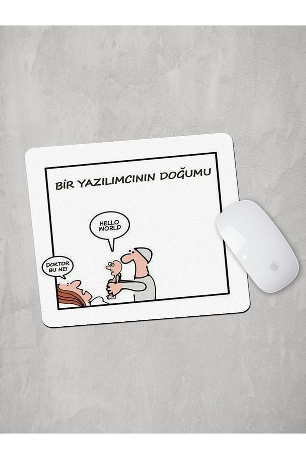 Yazılımcının Doğumu Mouse Pad - 1