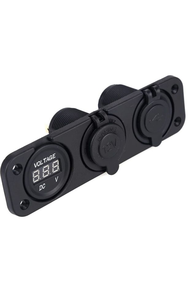 Usb Şarj / Çakmaklık / Voltmetre - 4