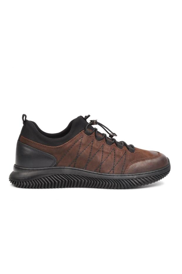 77541 Brown Nubuck Genuine Leather Men's Casual Shoes