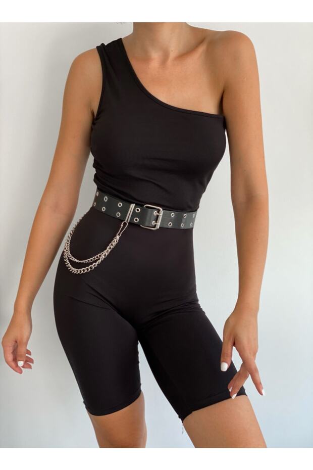 حزام عين الطير بسلسلة سوداء