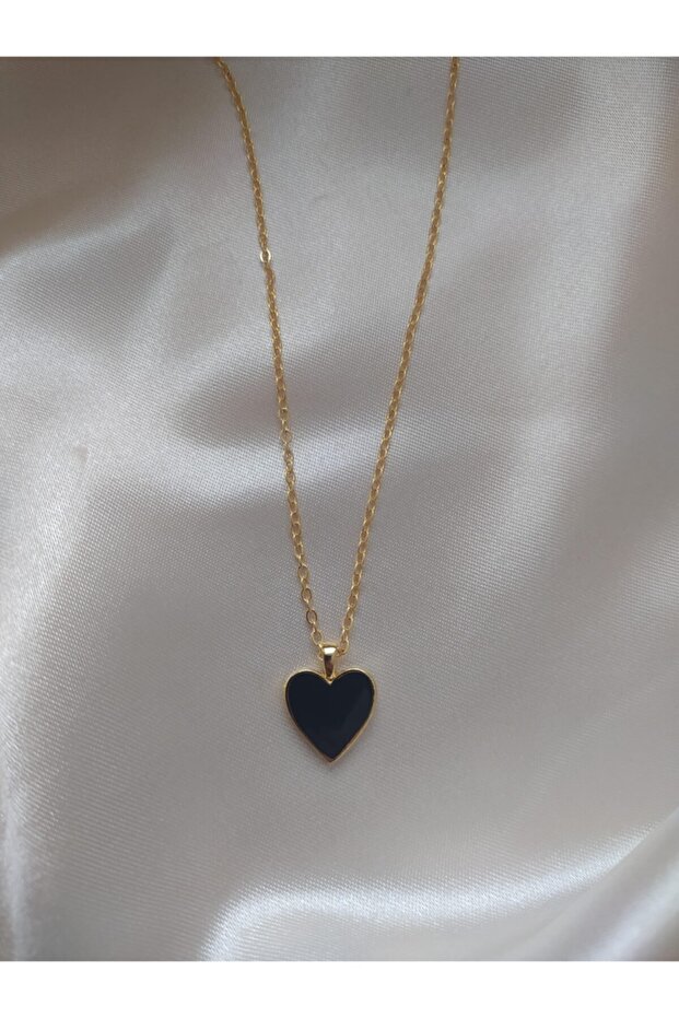Black Heart Necklace