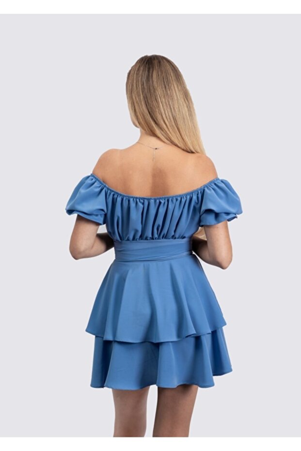 Moda Bebe Mavisi Dört Mevsim Elbise - 3