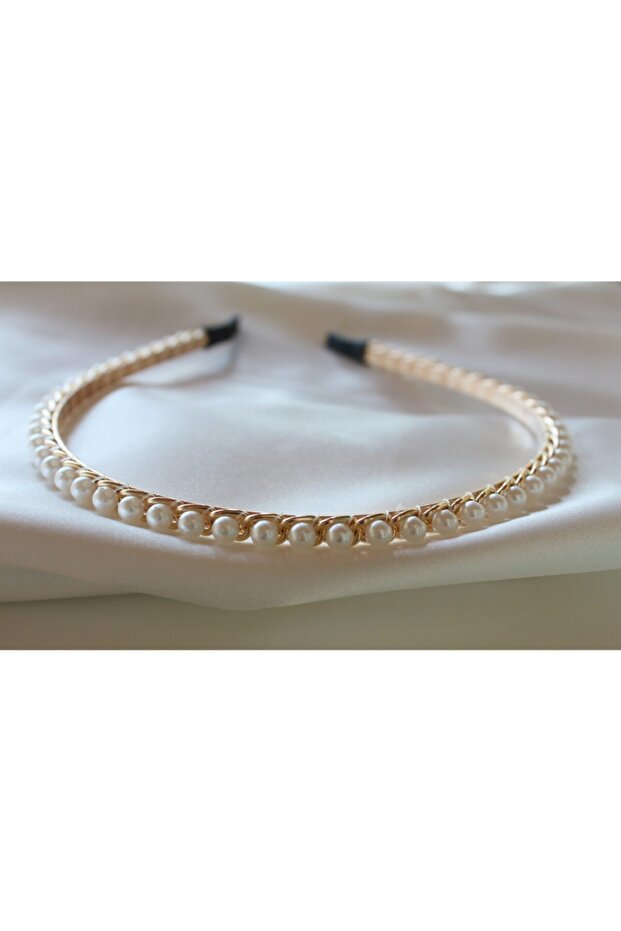 Fetih Watch and Accessory Women's Pearl Crown