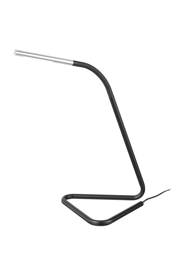 Harte Siyah Led Masa Lambası Çalışma Lambası Ayarlanabilir Başlık Usb Ve Priz Siyah - 2